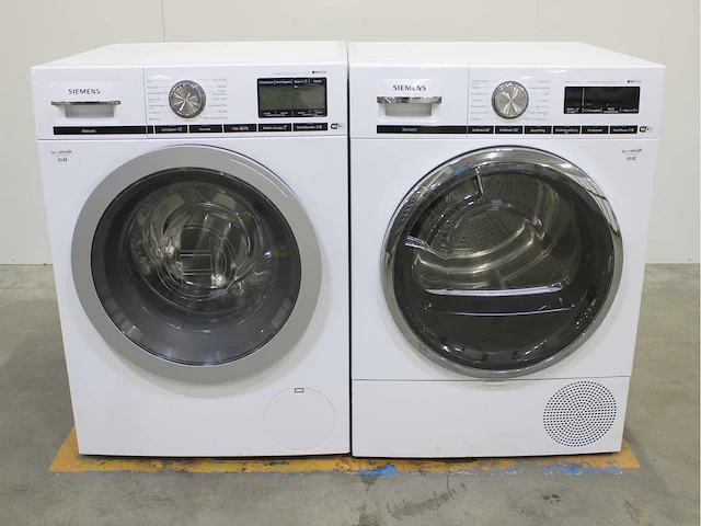 Siemens iq800 isensoric wifi wasmachine & siemens iq700 isensoric bestcollection wifi wasdroger - afbeelding 1 van  8
