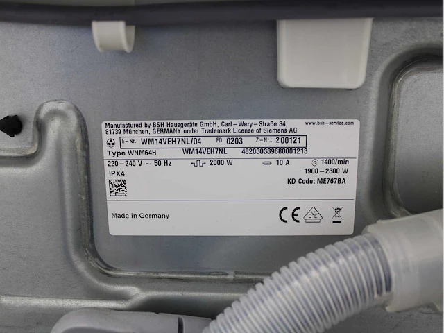 Siemens iq800 isensoric wifi wasmachine & siemens iq700 isensoric bestcollection wifi wasdroger - afbeelding 5 van  8