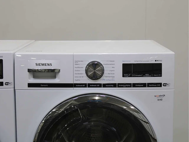 Siemens iq800 isensoric wifi wasmachine & siemens iq700 isensoric bestcollection wifi wasdroger - afbeelding 6 van  8