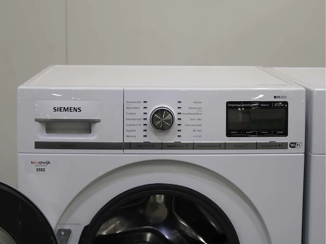 Siemens iq800 isensoric wifi wasmachine & siemens iq800 isensoric selfcleaning condenser wasdroger - afbeelding 3 van  8
