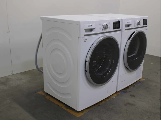 Siemens iq800 isensoric wifi wasmachine & siemens iq800 isensoric selfcleaning condenser wasdroger - afbeelding 4 van  8