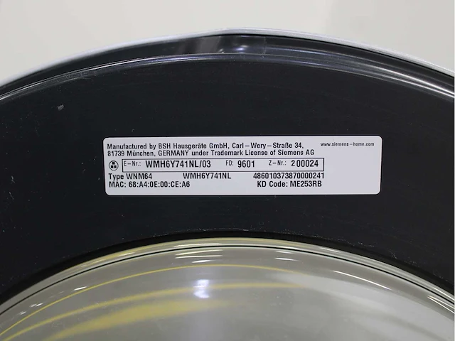 Siemens iq800 isensoric wifi wasmachine & siemens iq800 isensoric selfcleaning condenser wasdroger - afbeelding 5 van  8