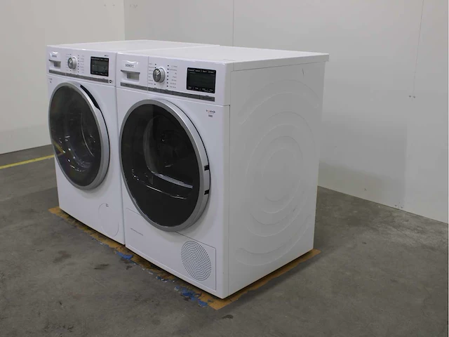 Siemens iq800 isensoric wifi wasmachine & siemens iq800 isensoric selfcleaning condenser wasdroger - afbeelding 7 van  8