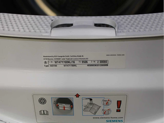 Siemens iq800 isensoric wifi wasmachine & siemens iq800 isensoric selfcleaning condenser wasdroger - afbeelding 8 van  8