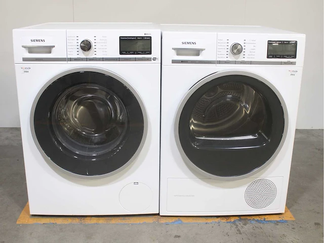 Siemens iq800 isensoric wifi wasmachines & siemens iq800 isensoric selfcleaning condenser wasdrogers - afbeelding 1 van  8