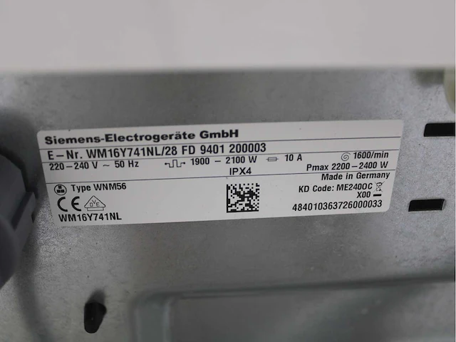 Siemens iq800 wasmachine & siemens iq800 isensoric selfcleaning condenser droger - afbeelding 5 van  8