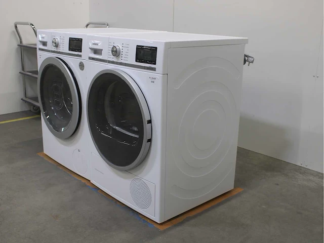 Siemens iq800 wasmachine & siemens iq800 isensoric selfcleaning condenser droger - afbeelding 7 van  8