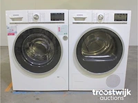 Siemens iq800 wasmachine & siemens iq800 isensoric selfcleaning condenser droger - afbeelding 1 van  8