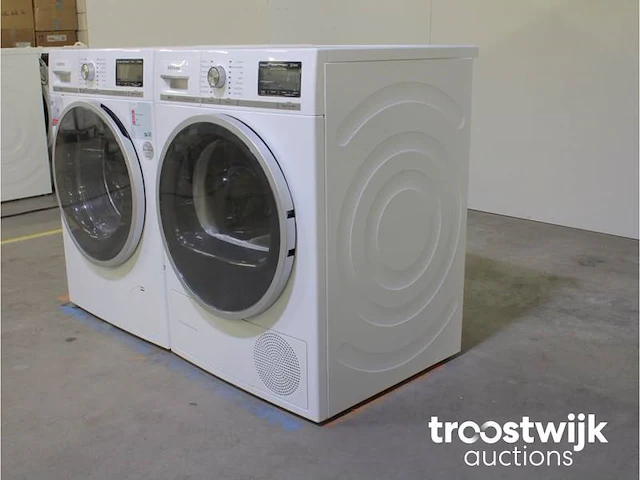 Siemens iq800 wasmachine & siemens iq800 isensoric selfcleaning condenser droger - afbeelding 7 van  8