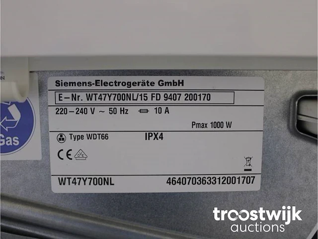 Siemens iq800 wasmachine & siemens iq800 isensoric selfcleaning condenser droger - afbeelding 8 van  8