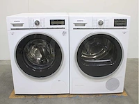 Siemens iq800 wasmachine & siemens iq800 isensoric selfcleaning condenser wasdroger - afbeelding 1 van  8