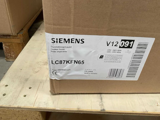 Siemens lc87kfn65 afzuigkap - afbeelding 4 van  4
