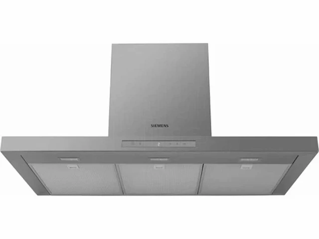 Siemens lc97bcp50 - iq500 - afzuigkap - wandschouw - 90 cm - rvs - stille, energiezuinige afzuigmotor - ledverlichting - afbeelding 1 van  2