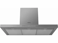 Siemens lc97bcp50 - iq500 - afzuigkap - wandschouw - 90 cm - rvs - stille, energiezuinige afzuigmotor - ledverlichting - afbeelding 1 van  2