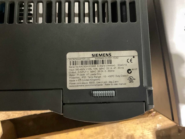 Siemens micro master 430 frequentieregelaar - afbeelding 3 van  3
