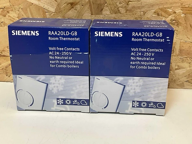 Siemens raa20ld-gb thermostaat (2x) - afbeelding 3 van  4