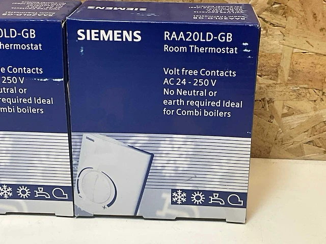 Siemens raa20ld-gb thermostaat (2x) - afbeelding 4 van  4