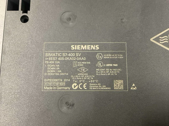 Siemens s7-400 plc - afbeelding 2 van  10