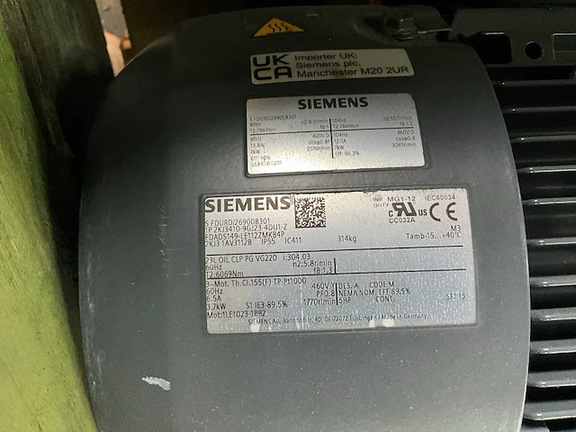 Siemens sfdus1/269008102 elektromotor (5x) - afbeelding 7 van  7