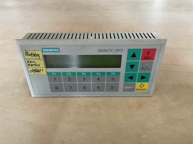 Siemens simatic op3 operator panel - afbeelding 1 van  2