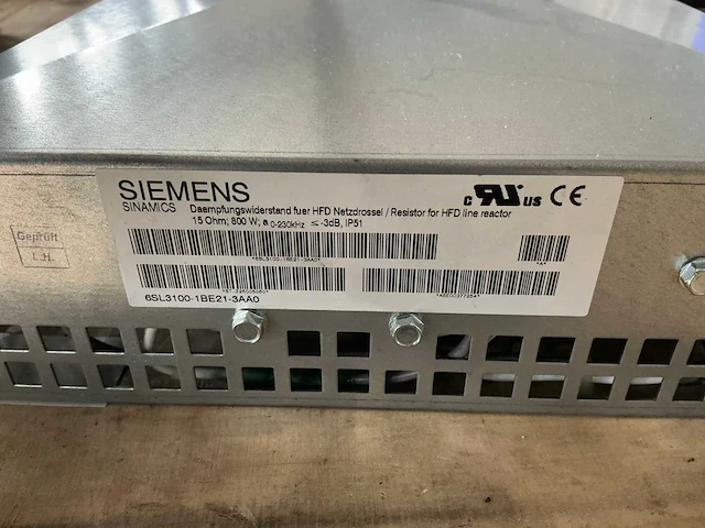 Siemens sinamics 15ohm/800w dempingsweerstand - afbeelding 4 van  5