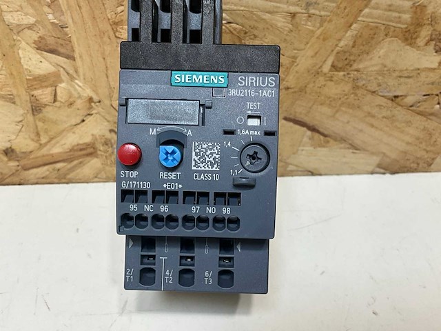 Siemens sirius 3ru21161ac1 thermische overbelastingsrelai (10x) - afbeelding 2 van  3