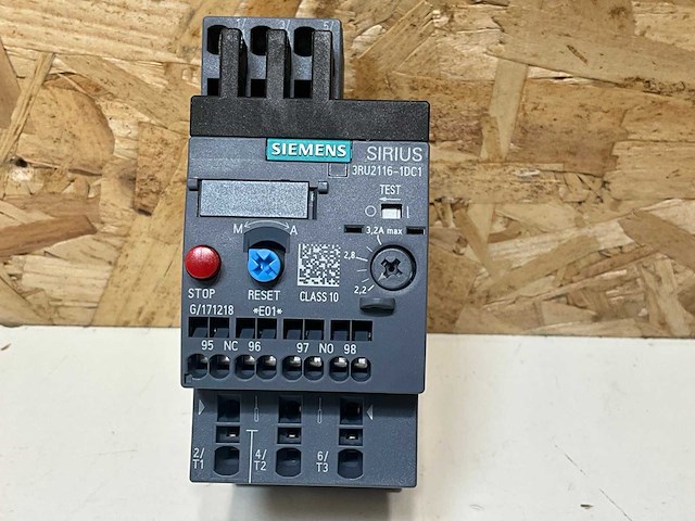 Siemens sirius 3ru21161dc1 thermische overbelastingsrelai (6x) - afbeelding 2 van  6