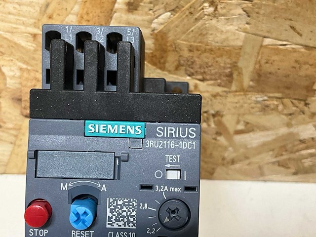 Siemens sirius 3ru21161dc1 thermische overbelastingsrelai (6x) - afbeelding 3 van  6