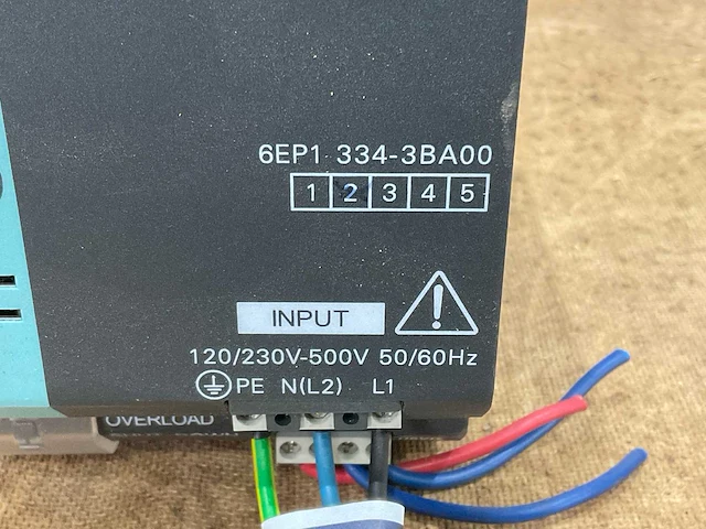 Siemens sitop modular 10a 1/2 ph elektrisch onderdeel - afbeelding 4 van  5