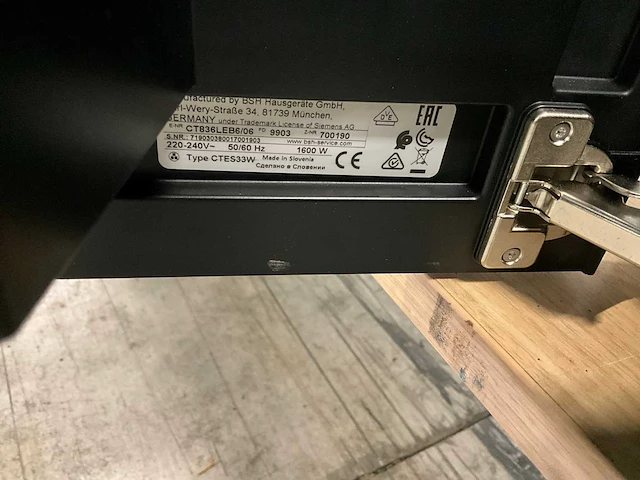 Siemens studiolinectes33w inbouw koffiemachine - afbeelding 5 van  5