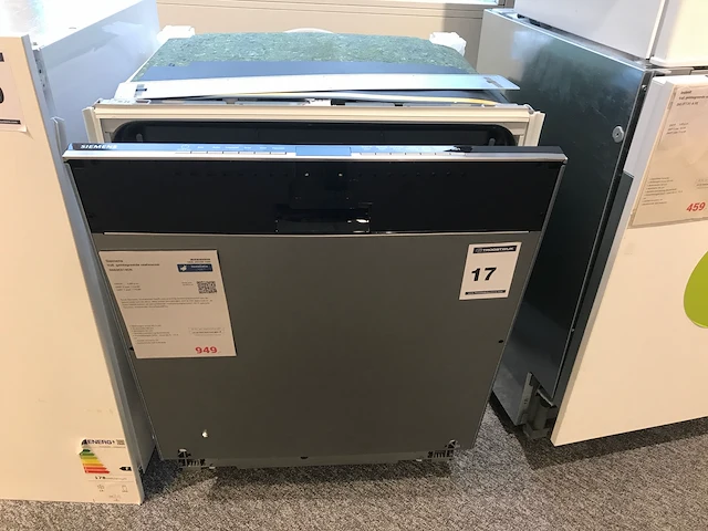 Siemens voll. geïntegreerde vaatwasser sn63ex14cn, showmodel - afbeelding 2 van  4