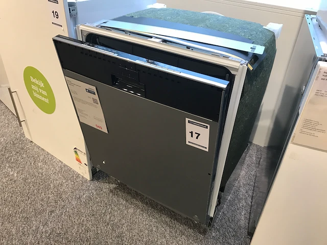 Siemens voll. geïntegreerde vaatwasser sn63ex14cn, showmodel - afbeelding 3 van  4