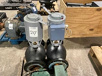 Siemens vxf41.91 elektronisch gestuurde 3-weg afsluiter (2x) - afbeelding 1 van  7
