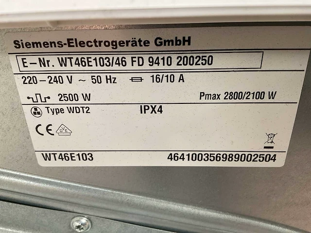 Siemens wasdroger (2x) - afbeelding 6 van  8