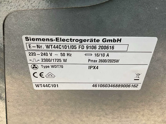 Siemens wasdroger (2x) - afbeelding 8 van  8
