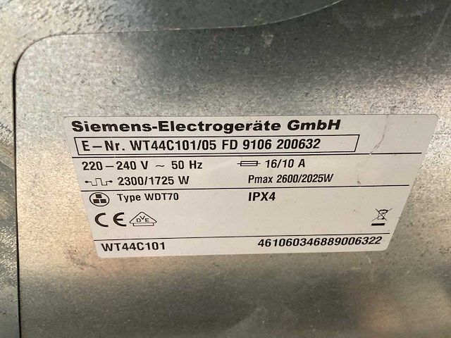 Siemens wasdroger (2x) - afbeelding 8 van  8