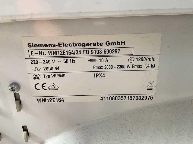 Siemens wasmachine (2x) - afbeelding 8 van  8