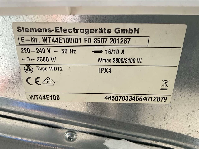 Siemens wasmachine en droger - afbeelding 6 van  8