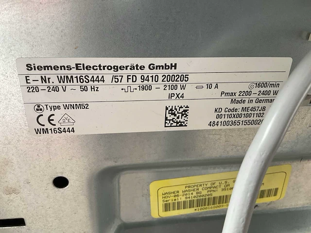 Siemens wasmachine en droger - afbeelding 8 van  8