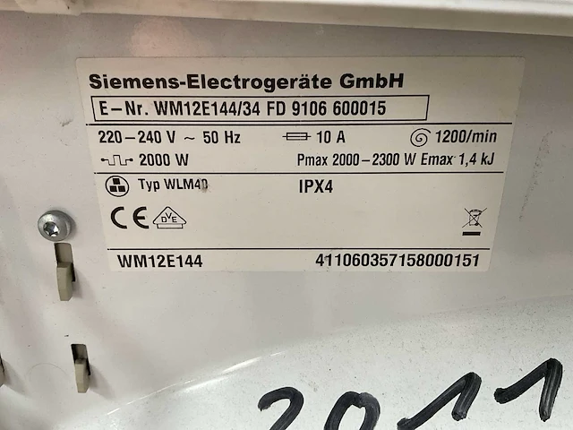 Siemens wasmachine en droger - afbeelding 6 van  8