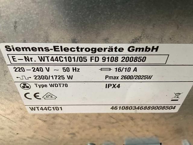 Siemens wasmachine en droger - afbeelding 8 van  8