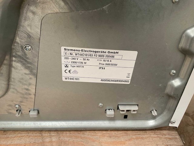 Siemens wdt70 wasdroger (2x) - afbeelding 6 van  7