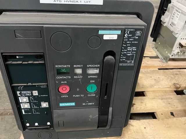 Siemens wl i 1250 n circuit breaker - afbeelding 4 van  5