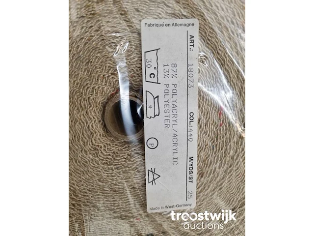 Sierband geweven ibiza style 50 meter 2 kleuren 8 cm breed - afbeelding 2 van  2