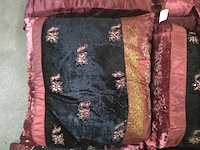 Sierkussens handgemaakt uit india. (12x) - afbeelding 3 van  6
