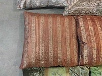 Sierkussens handgemaakt uit india. (12x) - afbeelding 3 van  6