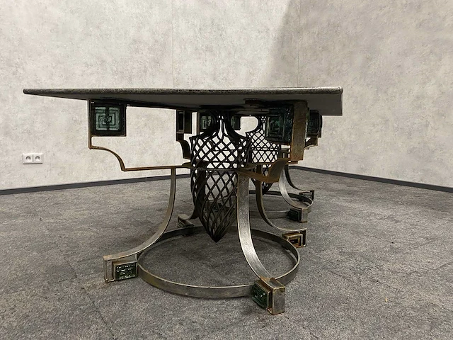 Sierlijke tuintafel 220x100 composiet - afbeelding 3 van  22