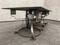 Sierlijke tuintafel 220x100 composiet - afbeelding 5 van  22