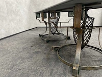 Sierlijke tuintafel 220x100 composiet - afbeelding 15 van  22