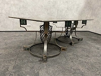 Sierlijke tuintafel 220x100 composiet - afbeelding 12 van  22